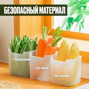 Органайзер для хранения продуктов в холодильник, белый