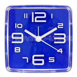 Часы-будильник "Кубик" 9х4х9см циферблат цвета микс, пластм.