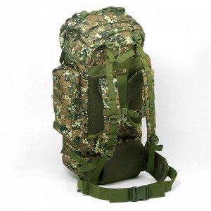 Рюкзак туристический Adventure, мужской, 65 л, oxford, камуфляж marpat woodland