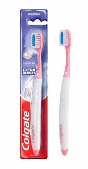 Зубная щетка Colgate Extra Density жесткая, 1 шт