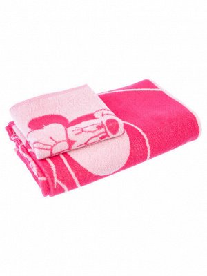 Полотенце текстильное для девочек, 2 шт в наборе