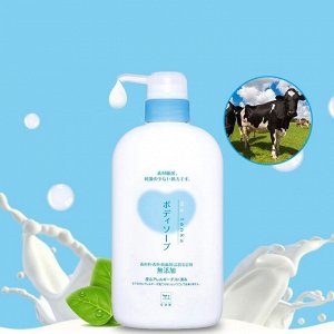 Мыло жидкое для тела COW BRAND "Mutenka" натуральное бут, 550мл