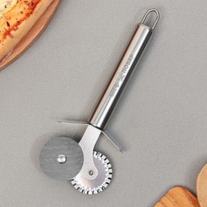 Нож для пиццы и теста «Шеф-повар», 18 см, два лезвия