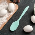 Ложка силиконовая гарнирная Доляна «Винфор», 21 см, цвет МИКС
