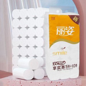 Туалетная бумага Lizi Smile, 5-ти слойная, 18 рулонов