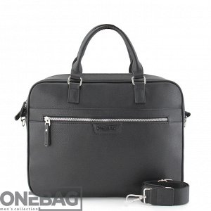 Сумка мужская ONEBAG большая на коротких ручках и регулируемом плечевом ремне(min:975, max:1575)