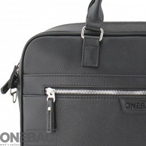Сумка мужская ONEBAG большая на коротких ручках и регулируемом плечевом ремне(min:975, max:1575)