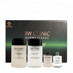 3W Набор мужской "Homme Classic Moisturizing Freshness Essential Skin Care"