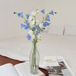 Ваза интерьерная стеклянная, 23*9*6 см