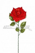 Цветы искусственные Роза бархатная H:60см