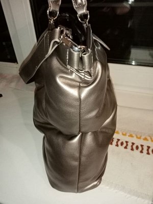 Сумка стеганая бронза AIDINI