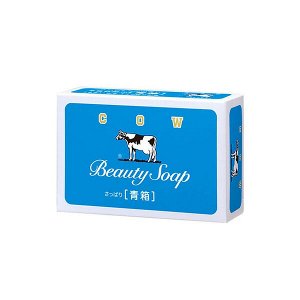 Молочное освежающее туалетное мыло с прохладным ароматом жасмина «Beauty Soap» синяя упаковка (кусок 85 г × 10 шт.) / 16