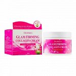 Deoproce Moisture Glam Firming Collagen Cream 100гр Подтягивающий крем для лица на основе  коллагена