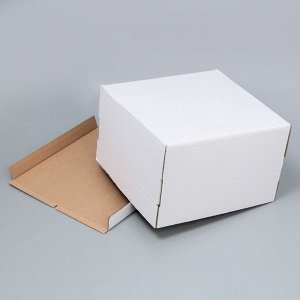 Коробка складная «Белая» 30 х 30 х 19 см