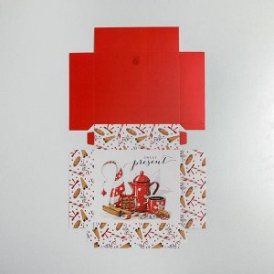 Упаковка для кондитерских изделий «Present», 20 x 17 x 6 см