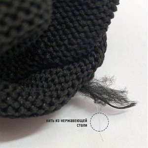 Перчатки защищающие от порезов, размер - M, черные