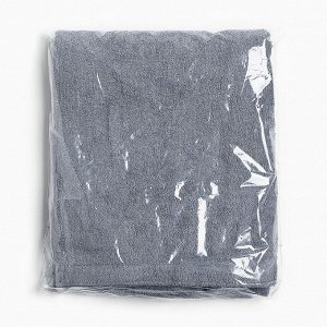 Парео для сауны "Экономь и Я", цвет серый, 68x150 см