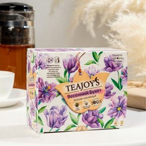 Чай черный и зеленый TeaJoy`S "Весенний букет" пакетированный, 50*2 г