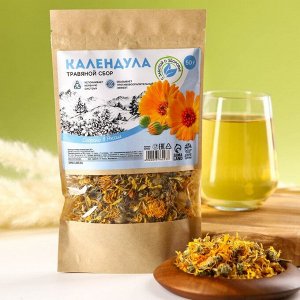 Календула лекарственная,травяной сбор, 50 г.