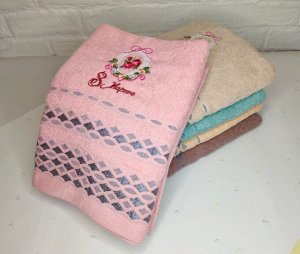 Полотенце махровое, 70*140 см,Подарочное полотенце,Полотенце банное