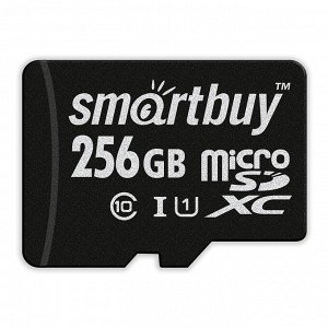 Карта памяти Micro SDXC  256GB Class 10 UHS-1 (с адаптером SD) SB256GBSDCL10-01