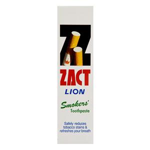 Зубная паста для курильщиков Zact LION tooth paste Burii 160 гр