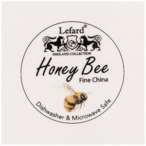 НАБОР КРУЖЕК НА МЕТАЛЛ.ПОДСТАВКЕ LEFARD "HONEY BEE" 4 ШТ. 360МЛ (КОР=8НАБ.)