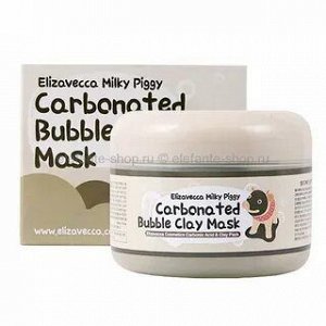 Маска для лица глиняно-пузырьковая - Milky piggy carbonated bubble clay mask 100гр
