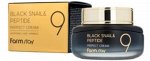 Крем для лица с черной улиткой и пептидами - Black snail peptide 9 perfect cream, 55мл