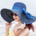 Летняя соломенная  шляпка