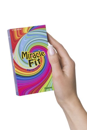 Презервативы Sagami, miracle fit, латекс, 18,5 см, 5,2 см, 10 шт.
