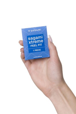 Презервативы Sagami, extreme, feel fit, гладкие, 19 см, 5,1 см, 1 шт.
