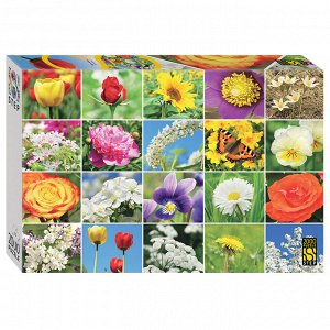 Мозаика "puzzle" 2000 "Цветы. Коллаж" 84052