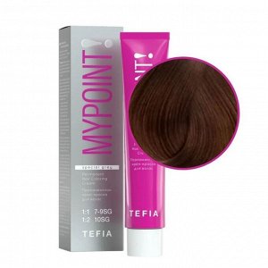 TEFIA краска для волос Special Grey 7.80 Перманентная крем-краска для седых волос / Блондин коричневый, 60 мл EXPS