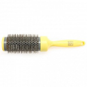 Dewal Beauty Термобрашинг для волос с керамическим покрытием / Лимонный пудинг DBLP55, d 55/65 мм, желтый