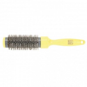 Dewal Beauty Термобрашинг для волос с керамическим покрытием / Лимонный пудинг DBLP35, d 35/45 мм, желтый