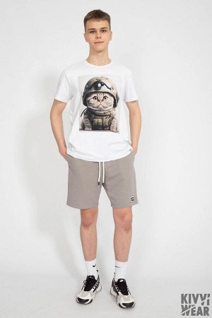 Футболка Футболка Kivviwear 1010/15 белый 
Состав: Хлопок-92%; Эластан-8%;
Сезон: Весна
Рост: 170

Джемпер мужской классического кроя. Принт методом термопереноса, цифровая печать. Ткань кулирная гла