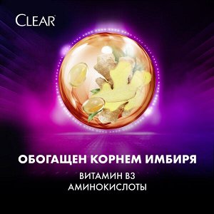Clear женский шампунь против перхоти Защита от выпадения волос, с витамином В3 и аминокислотами 400 мл