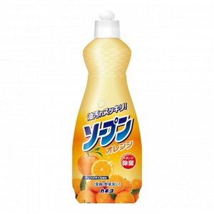 Жидкость для мытья посуды Kaneyo апельсин 600мл флакон /20