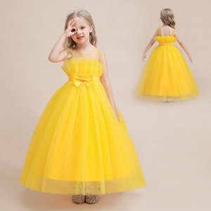 Платье детское, цвет желтый