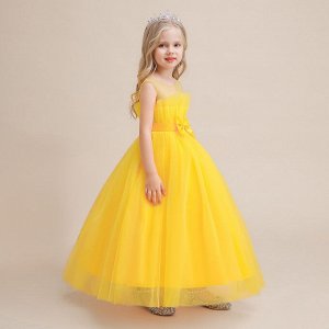 Платье детское, цвет желтый