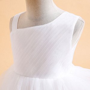 Платье детское, цвет белый