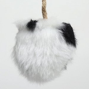 Домик для кошек с когтеточкой, квадратный, 3х-этажный, 35 х 45 х 75см, ковролин, микс цветов