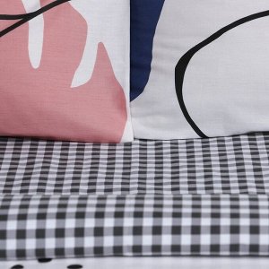 Постельное бельё LoveLife 2сп "Line world" 175х215см,200х225см ,50х70см-2шт, 100% хлопок, сатин, 125г/м