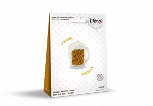 "Klart" набор для вышивания 10-018 "Брошь. Кружка пива" 4 х 5 см