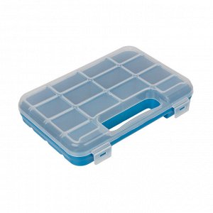 "Gamma" Коробка для шв. принадл. OM-014 пластик 24.5 x 18 x 4.5 см синий