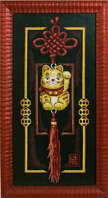 Набор для вышивания "PANNA" SO-0659 "Золотой котик" 19 х 42 см