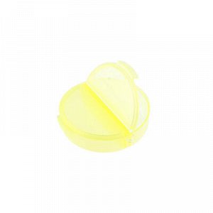 "Gamma" контейнер T-33 пластик d 5.5 см 5.5 x 5.5 x 1.8 см желтый\прозрачный