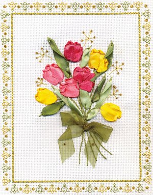 Набор для вышивания "PANNA" C-0620 "Тюльпаны" 19.5 х 24 см