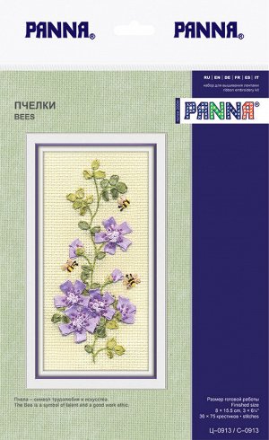 Набор для вышивания "PANNA" C-0913 "Пчелки" 8 х 15.5 см